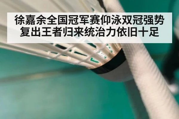 徐嘉余全国冠军赛仰泳双冠强势复出王者归来统治力依旧十足
